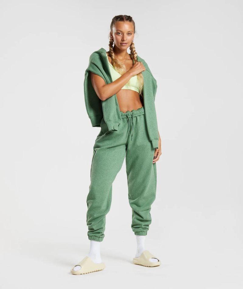 Women's Gymshark Rest Day Sweats Jogger Green | NZ 4DFULI